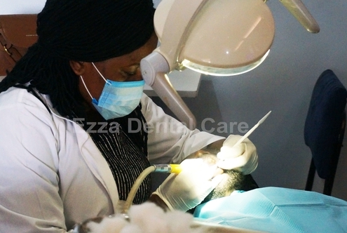 Image showing professional teeth cleaning