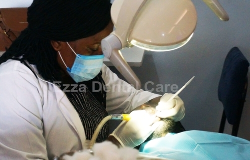 Image showing professional teeth cleaning